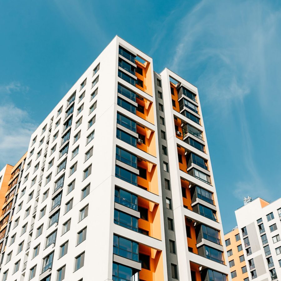 residential modern apartment building